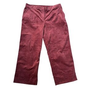 Eileen Fisher Wide‎ Leg Corduroy Pants, Size 2X